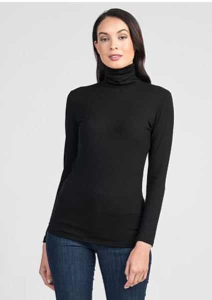 Untouched World Long Sleeve Knit Classic Roll Neck Long 
