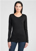 Untouched World Long Sleeve Knit Scoop Neck Long Sleeve Knit